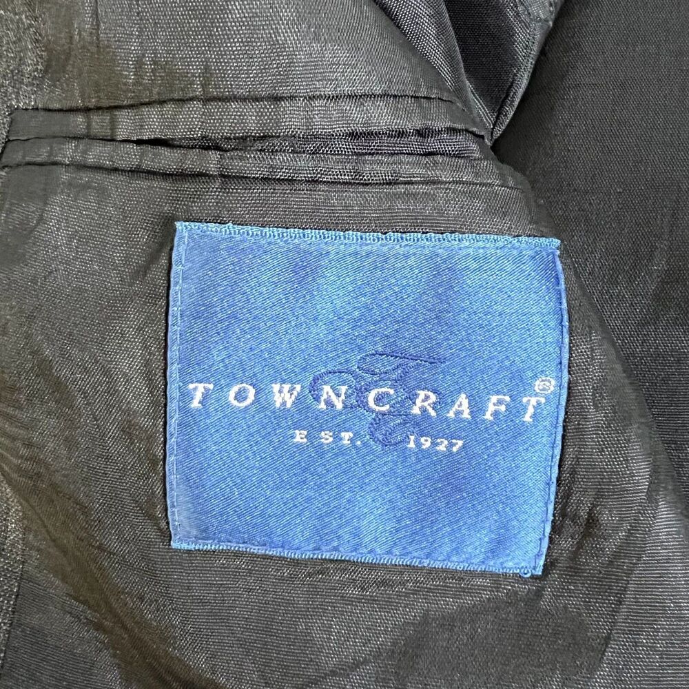 Wool Towncraft Striped Blazer Jacket - image 5